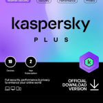 Kaspersky Plus 2-year 10-Device Internet Security License KL10429DKDS - ESD