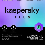 Kaspersky Plus 2-year 5-Device Internet Security License KL10429DEDS - ESD