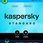 Kaspersky Standard Anti-Virus 2-year 10-Device License KL10419DKDS - ESD